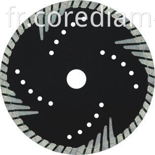 Sintered hot-pressed segmented bevel blade